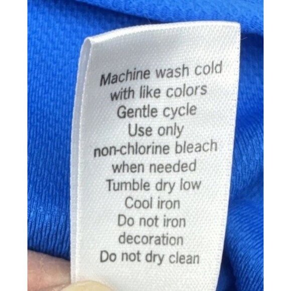 Athleta Women’s Blue Wick It Wader Swim Cover Up Long Sleeve Tunic W/Hood Sz XS - Picture 9 of 11